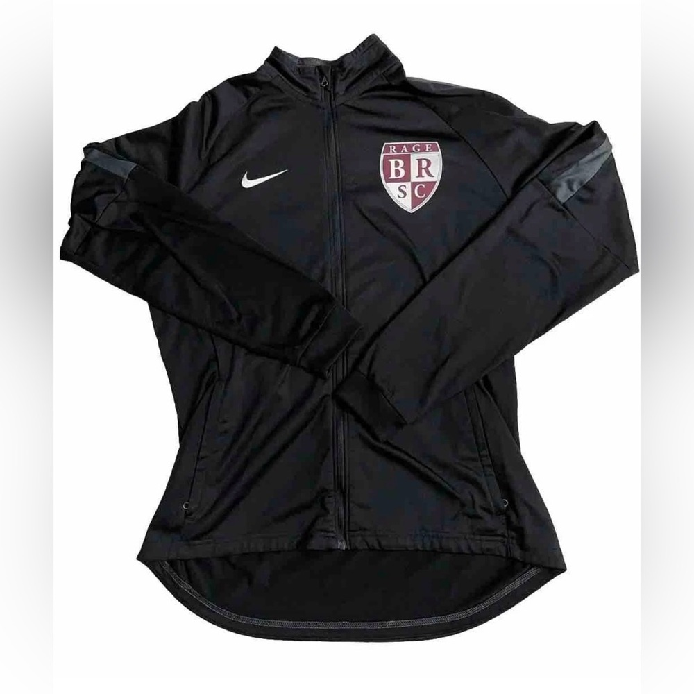 Nike Dri-FIT Black Full Zip Jacket Women’s Large BRSC Soccer